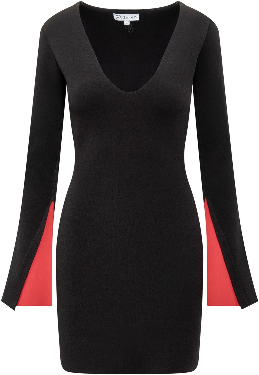 J.W. Anderson Abito Contrast Zwart