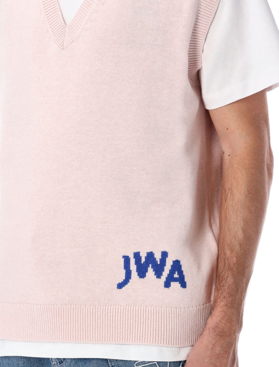 J.W. Anderson V Neck Knit Rosa Roze