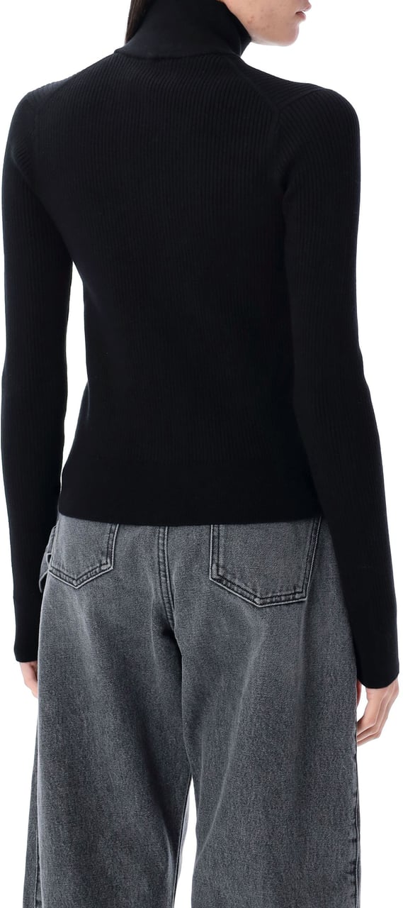 J.W. Anderson Fitted Zip Up Cardigan Nero Zwart