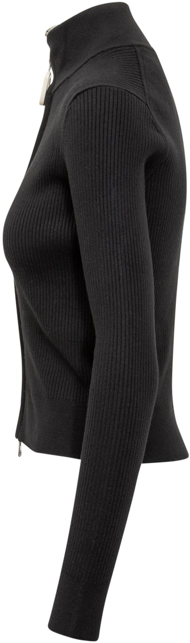 J.W. Anderson J.W. Anderson Cardigan Nero con Zip Zwart
