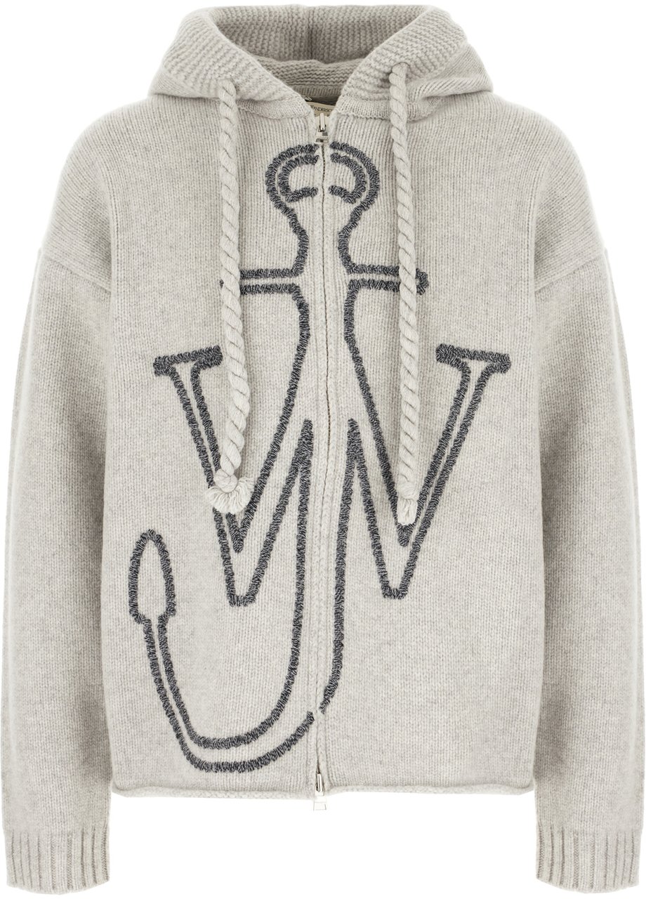 J.W. Anderson J.W. Anderson Grey wool cardigan Grijs