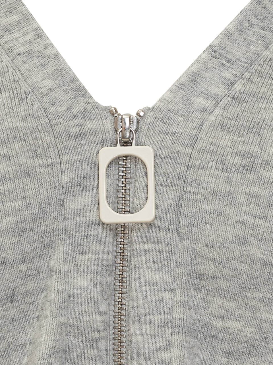 J.W. Anderson Cardigan con Zip J.W Anderson Lichtgrijs