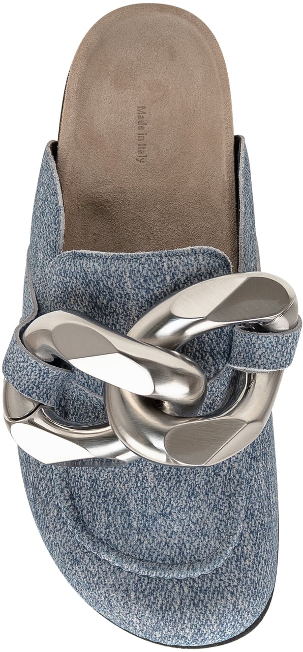 J.W. Anderson Mocassino con Catena Blauw