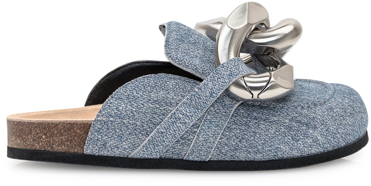 J.W. Anderson Mocassino con Catena Blauw