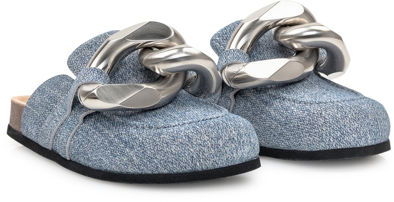 J.W. Anderson Mocassino con Catena Blauw