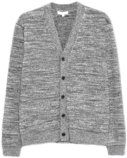 J.W. Anderson MELANGE CARDIGAN Lichtgrijs