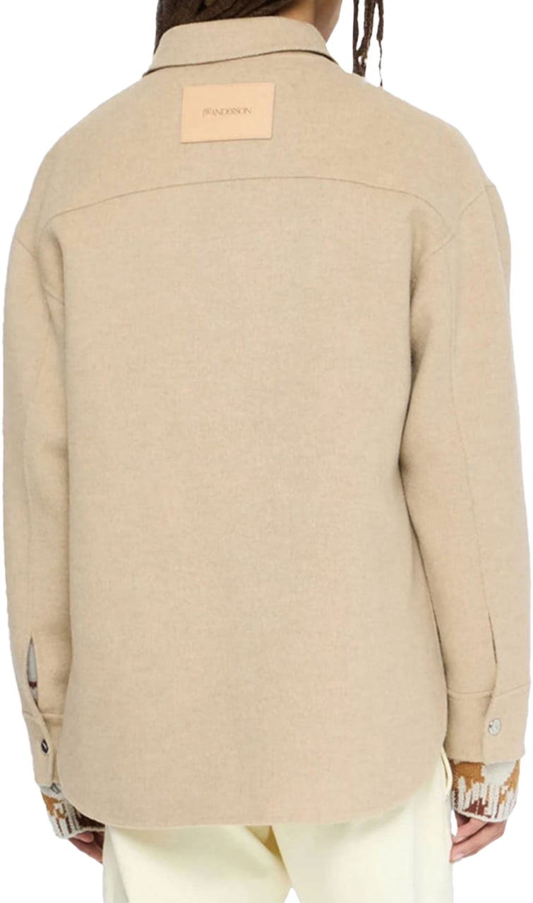 J.W. Anderson OVERSIZED SHIRT JACKET Beige
