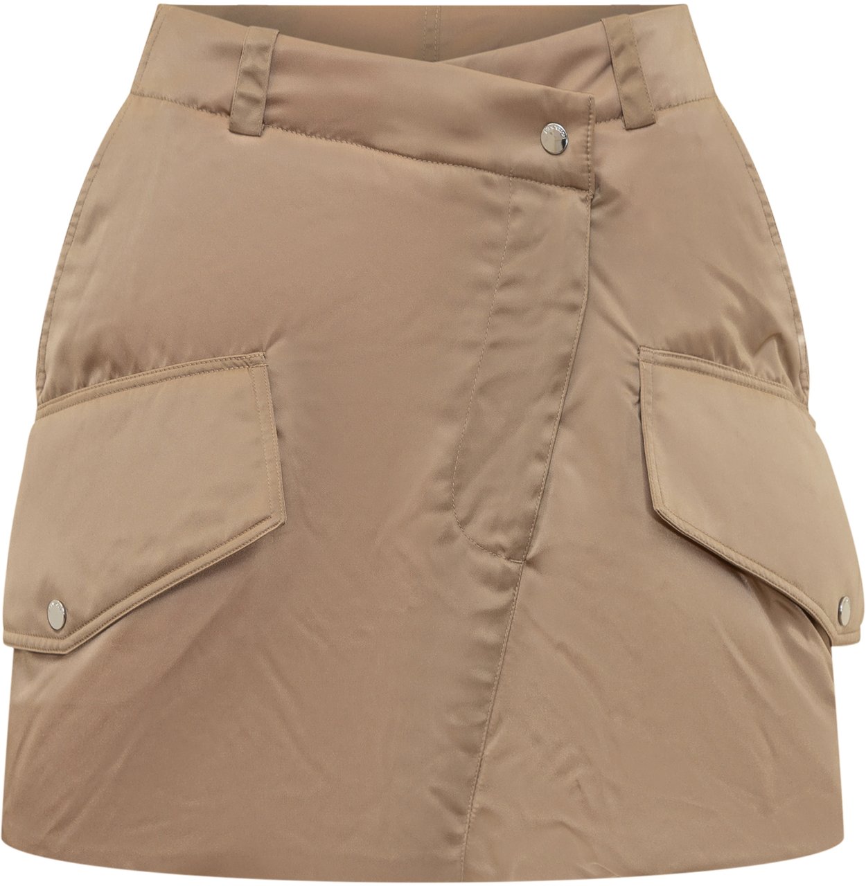 J.W. Anderson Mini Gonna Cargo con Design Imbottito Beige