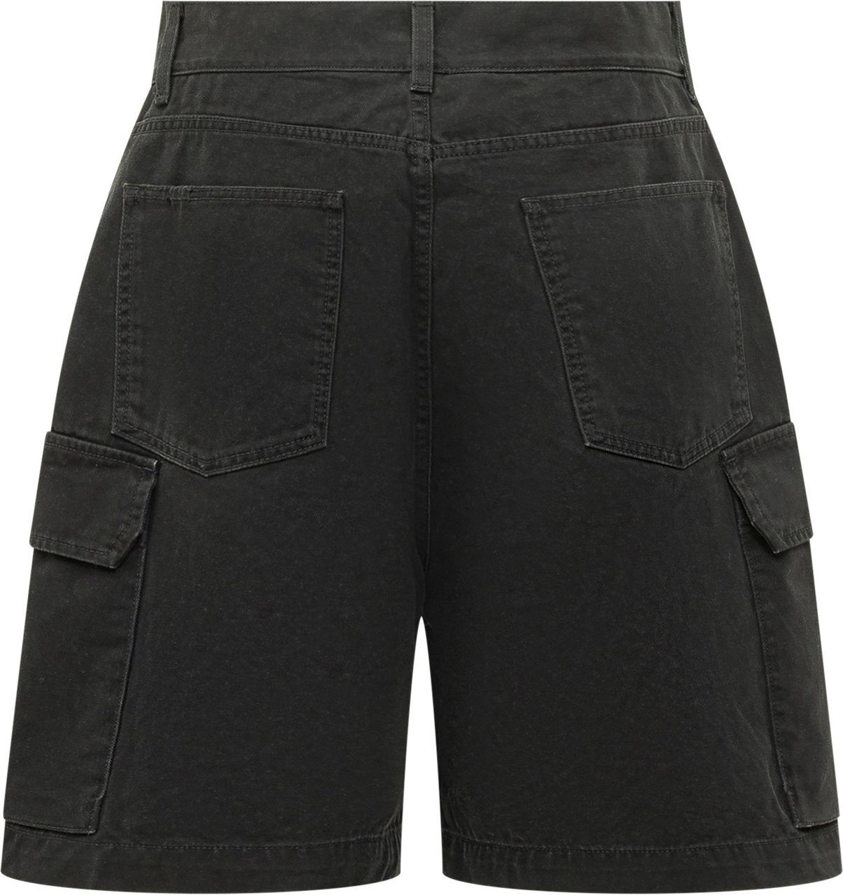 J.W. Anderson Short Twisted Patch con Tasche Cargo Donkergrijs