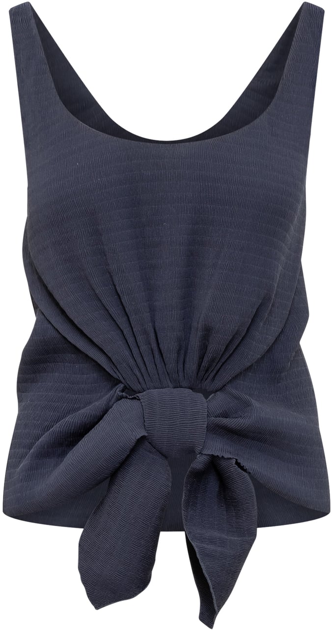 J.W. Anderson Top con Spalline e Dettaglio Annodato Blauw