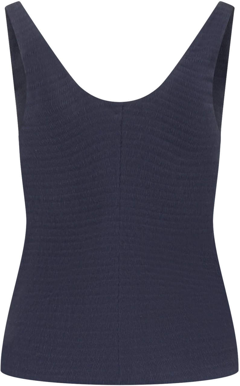 J.W. Anderson Top con Spalline e Dettaglio Annodato Blauw