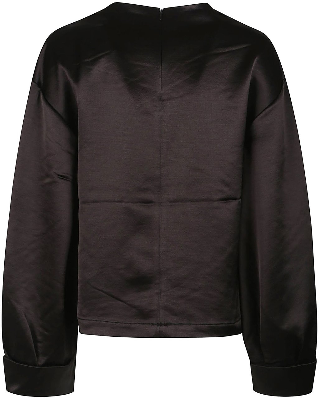 J.W. Anderson Twisted Sleeve Top Black Zwart