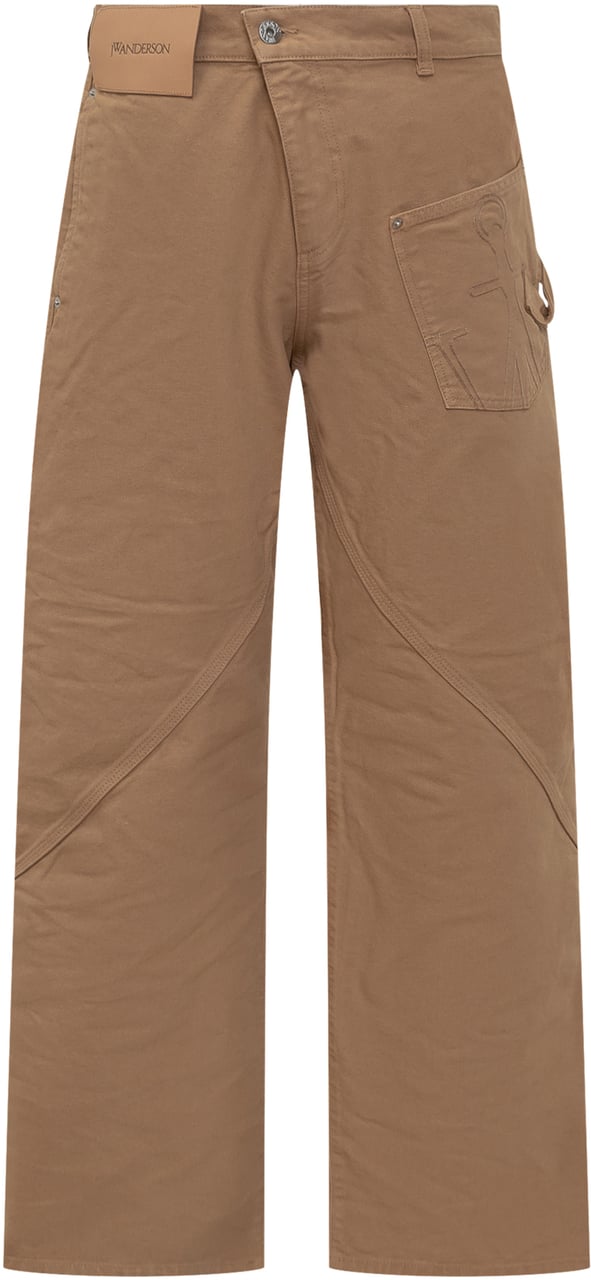 J.W. Anderson Pantaloni Twisted Work Beige