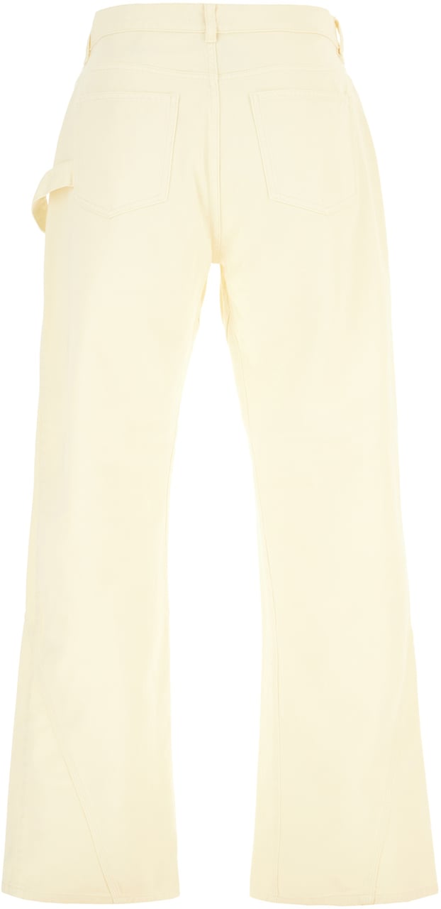 J.W. Anderson J.W. Anderson Pastel yellow denim jeans Geel