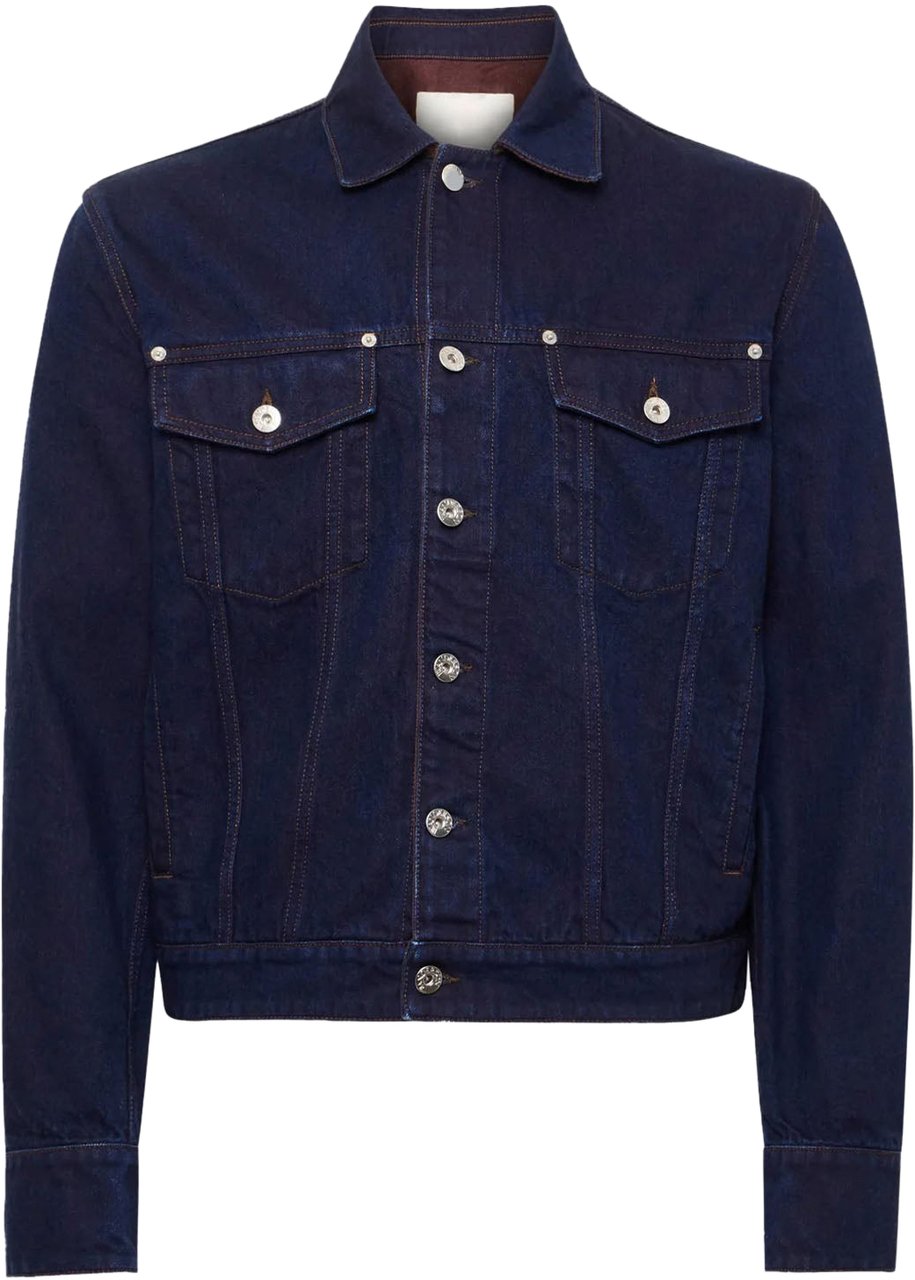 J.W. Anderson TURN UP CUFF DENIM JACKET Blauw