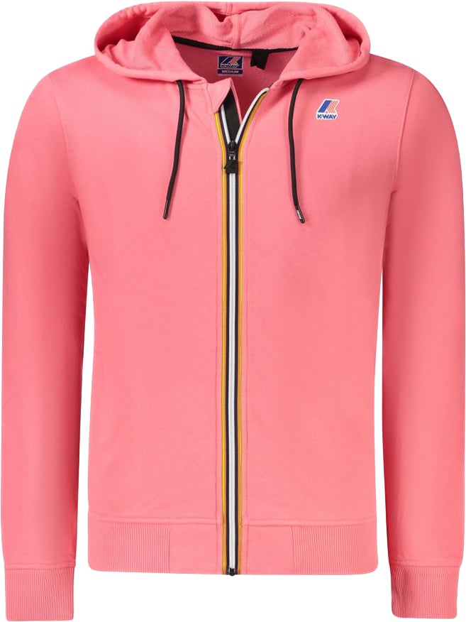 K-WAY Pink Cotton Men Sweater Roze