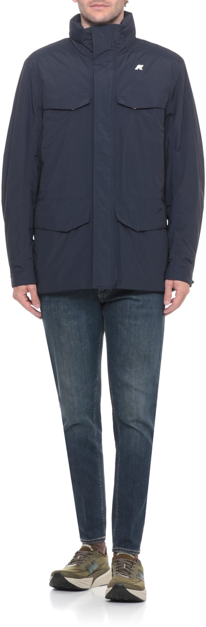 K-WAY Coats Blue Navy