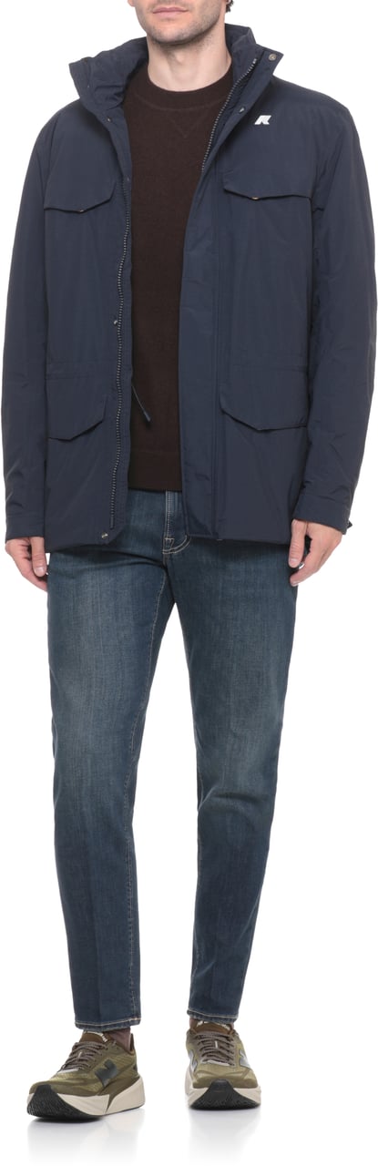 K-WAY Coats Blue Navy