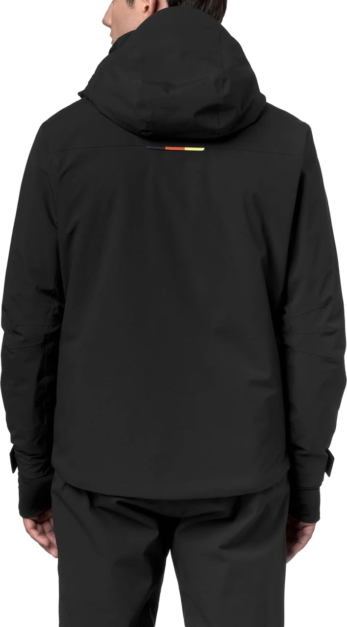 K-WAY Black Lesarcs 2L Twill Hooded Jacket Zwart