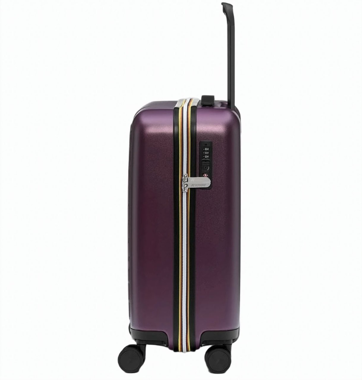 K-WAY Eudoxie Logo Polycarbonate Carry On Luggage Grijs