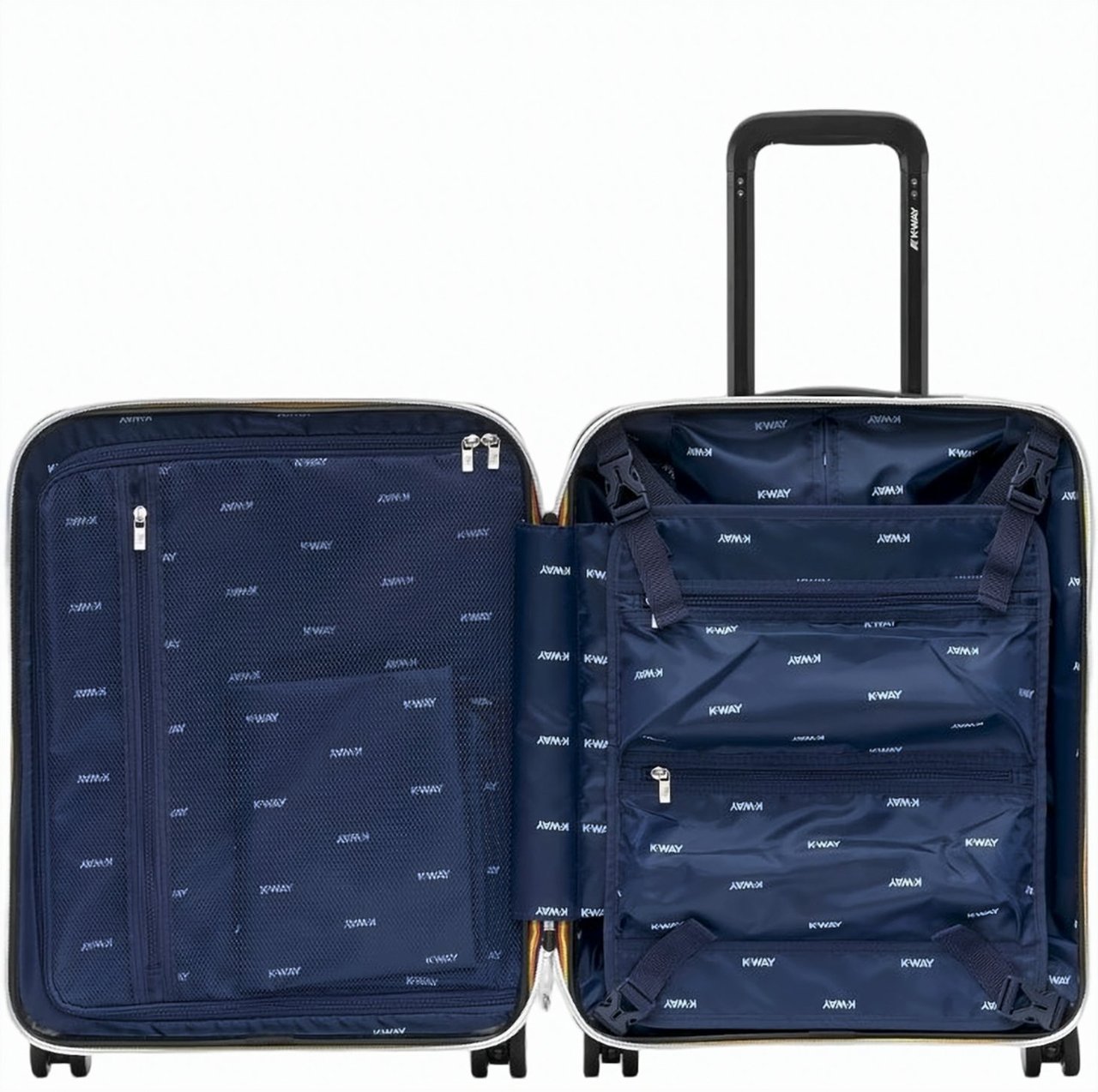 K-WAY Eudoxie Logo Polycarbonate Carry On Luggage Oranje