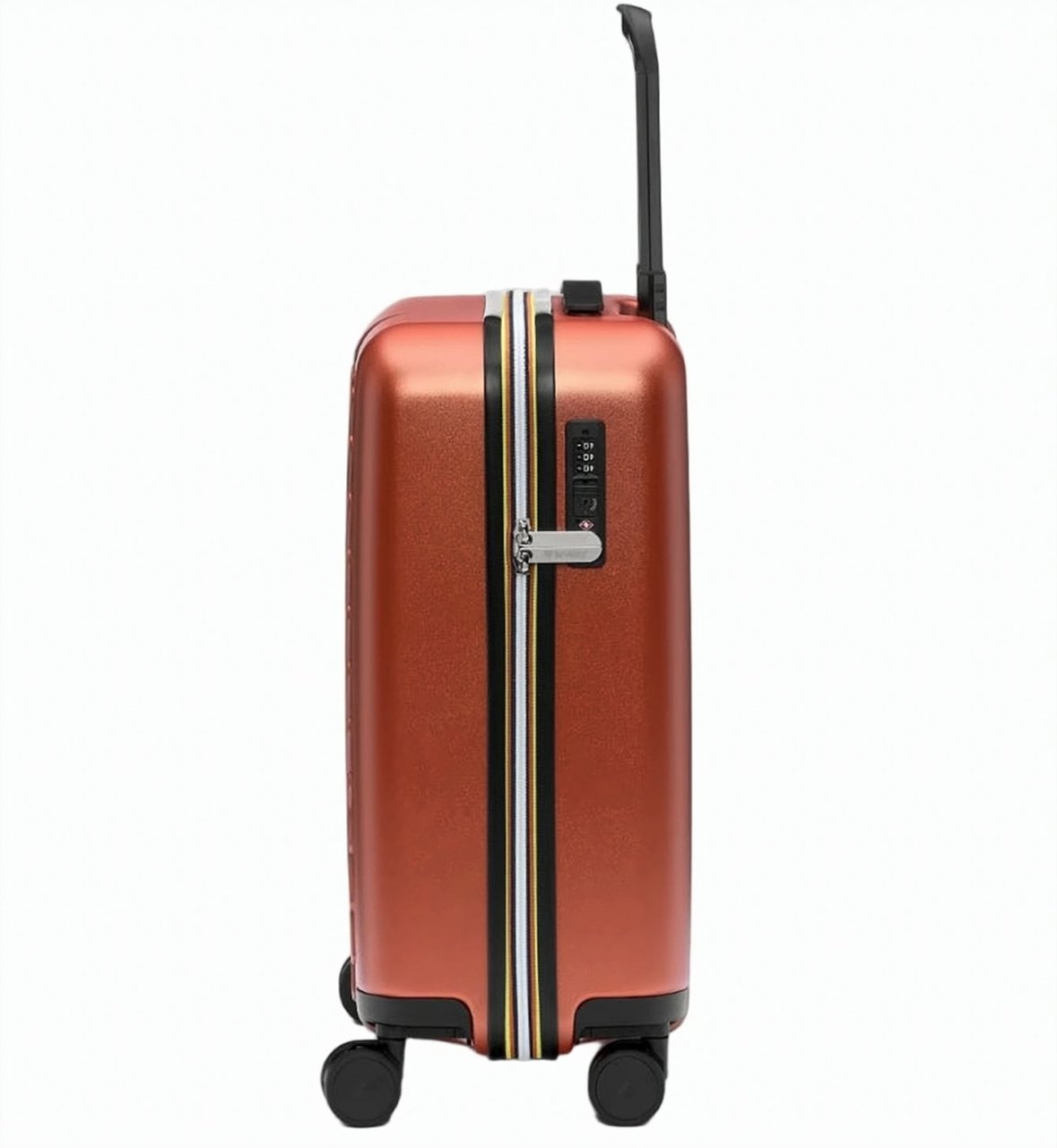 K-WAY Eudoxie Logo Polycarbonate Carry On Luggage Oranje