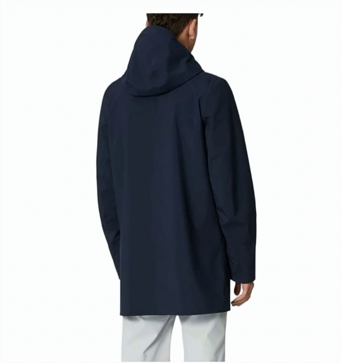 K-WAY Tommy Bonded Jersey Hooded Jacket Zwart