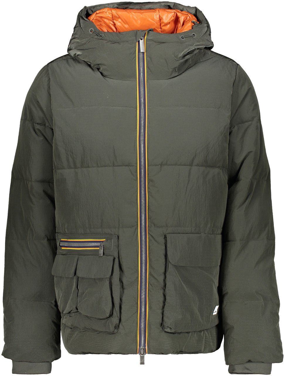 K-WAY Hooded down jacket Zwart