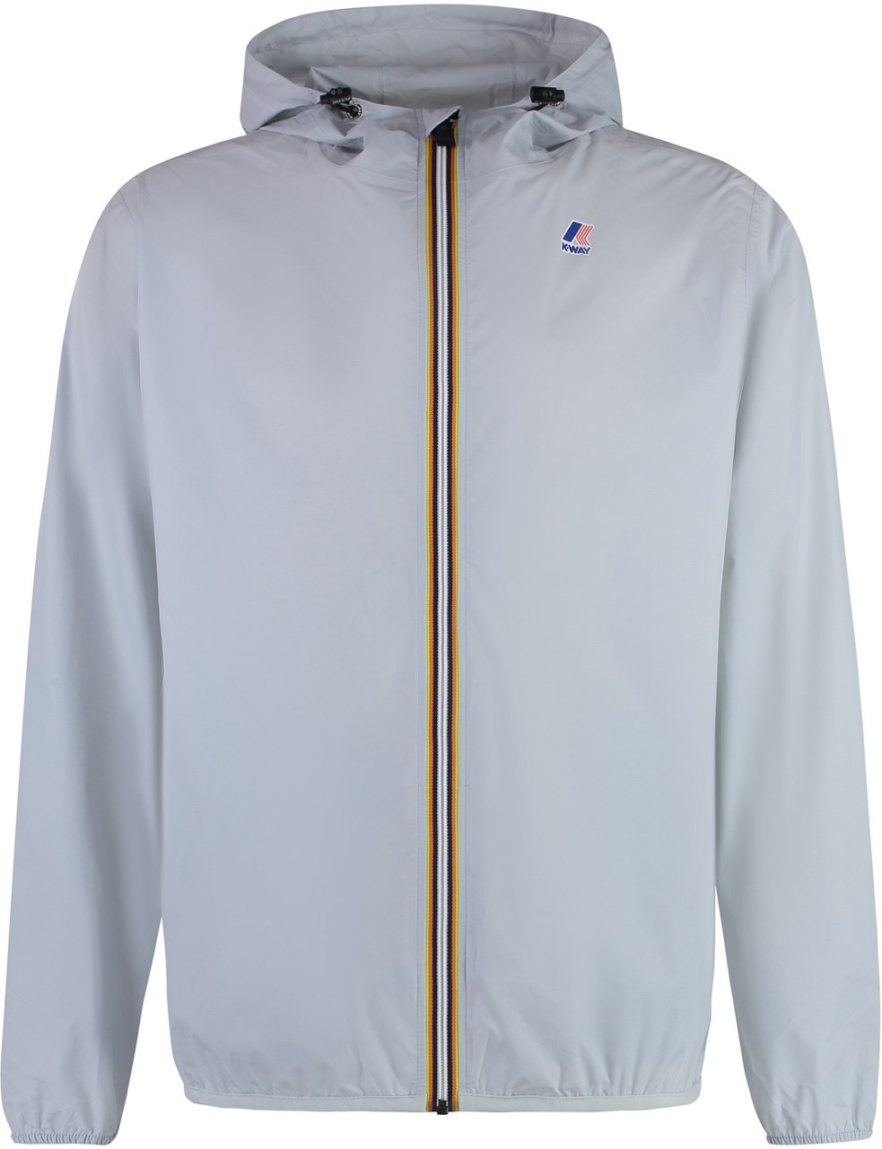 K-WAY Le Vrai 3.0 Claude Hooded nylon jacket Grijs