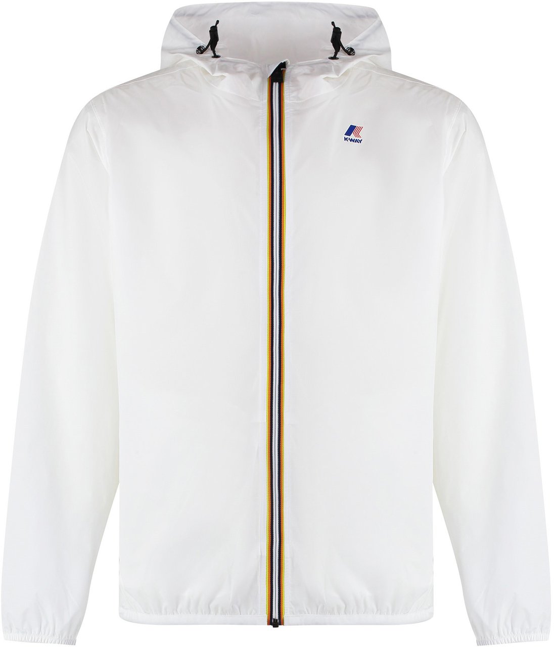 K-WAY Le Vrai 3.0 Claude Hooded nylon jacket Wit