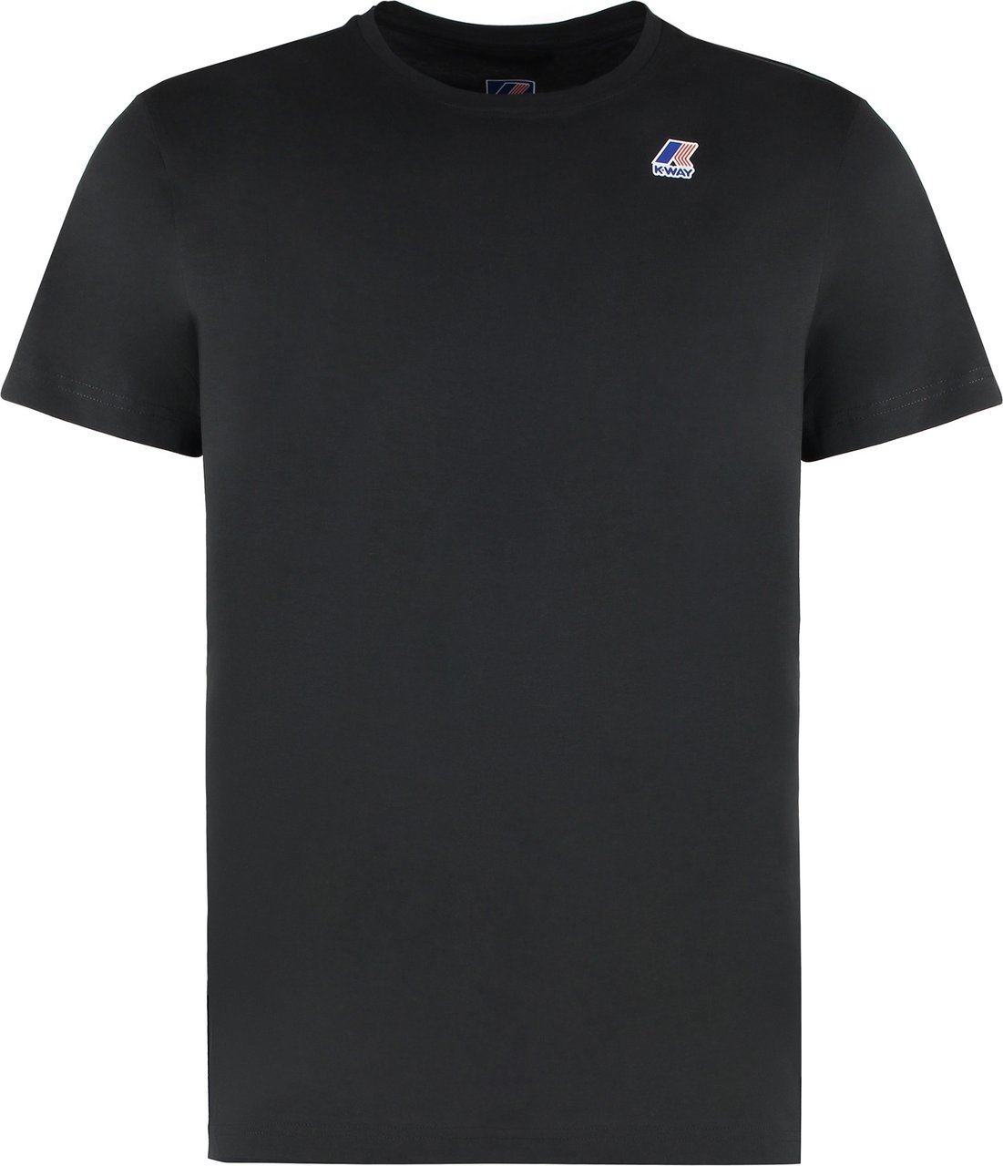 K-WAY Le Vrai Edouard cotton crew-neck T-shirt Zwart