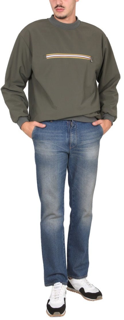K-WAY Olive Green Sweatshirt Grijs