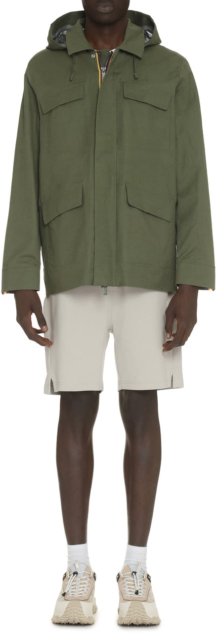 K-WAY Keny Cotton bermuda shorts Beige