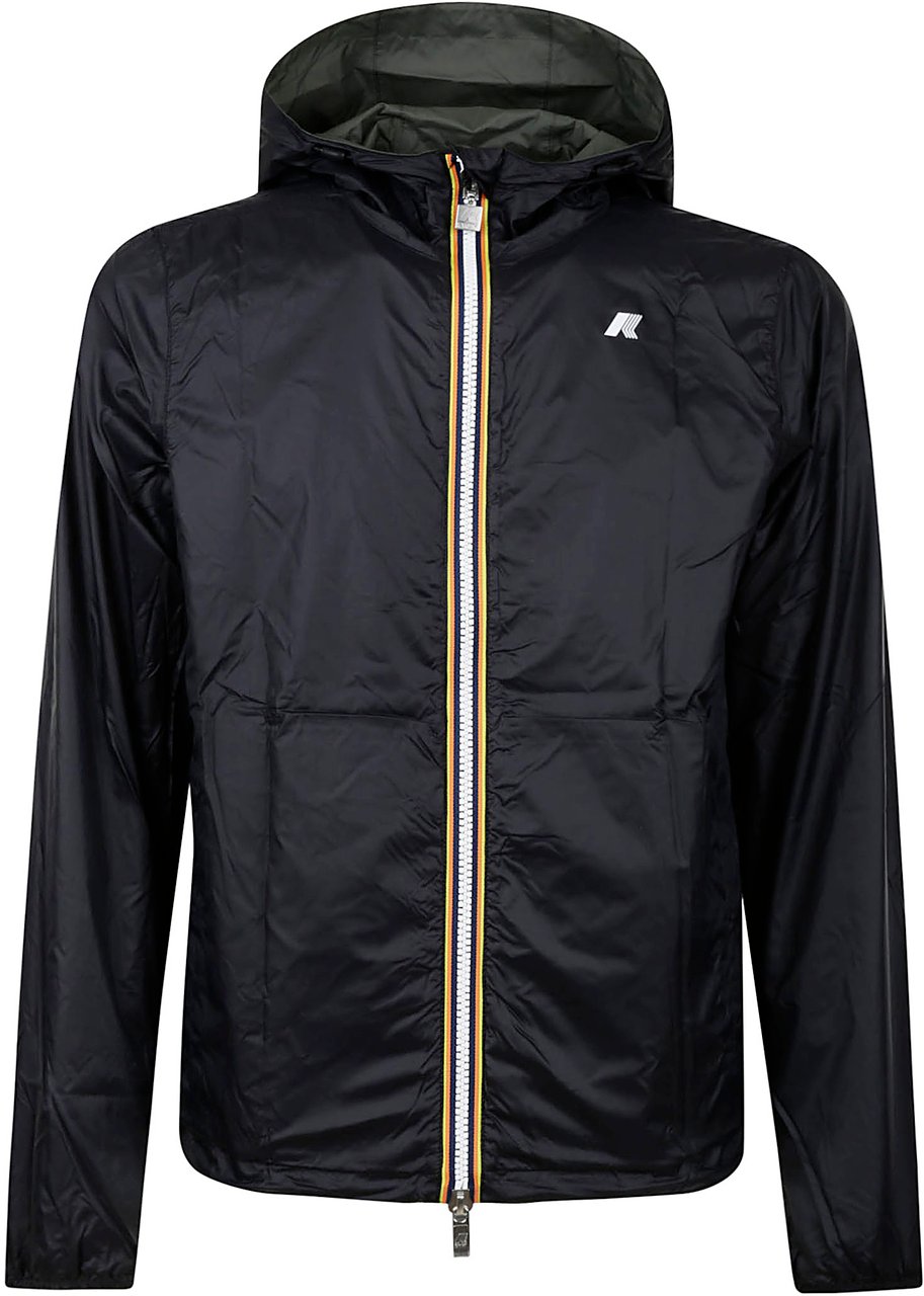 K-WAY Coats Militare Nero Zwart