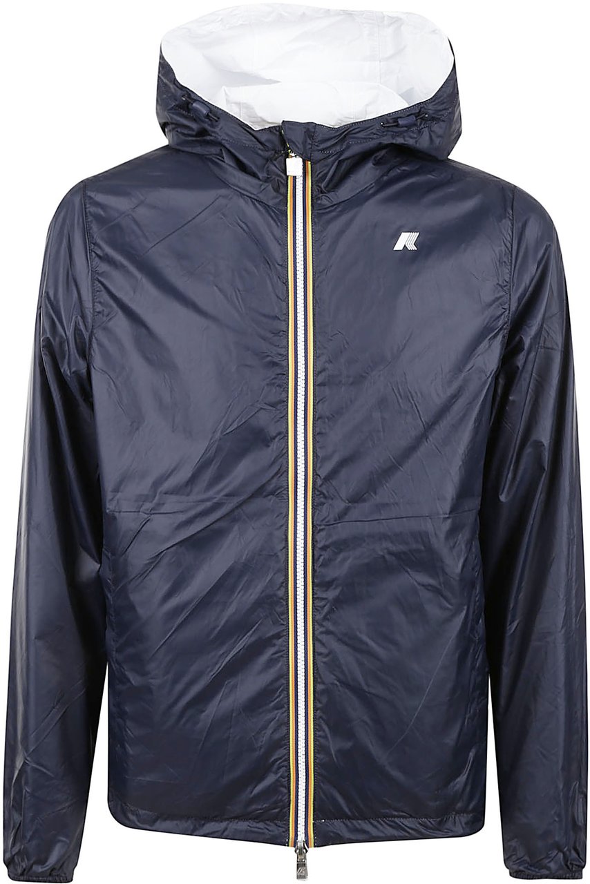 K-WAY Coats Bianco/Blu Divers