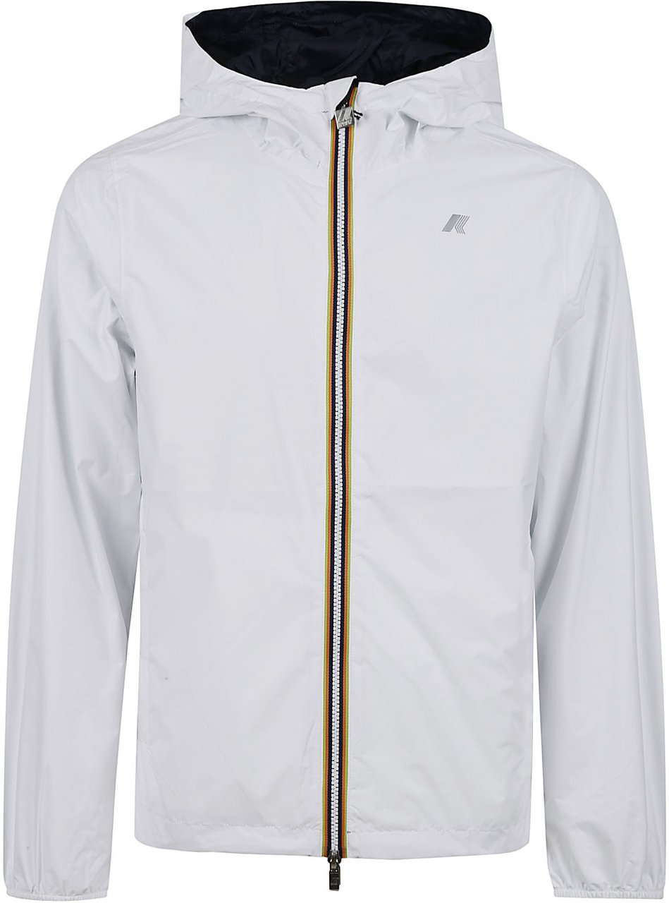 K-WAY Coats Bianco/Blu Divers