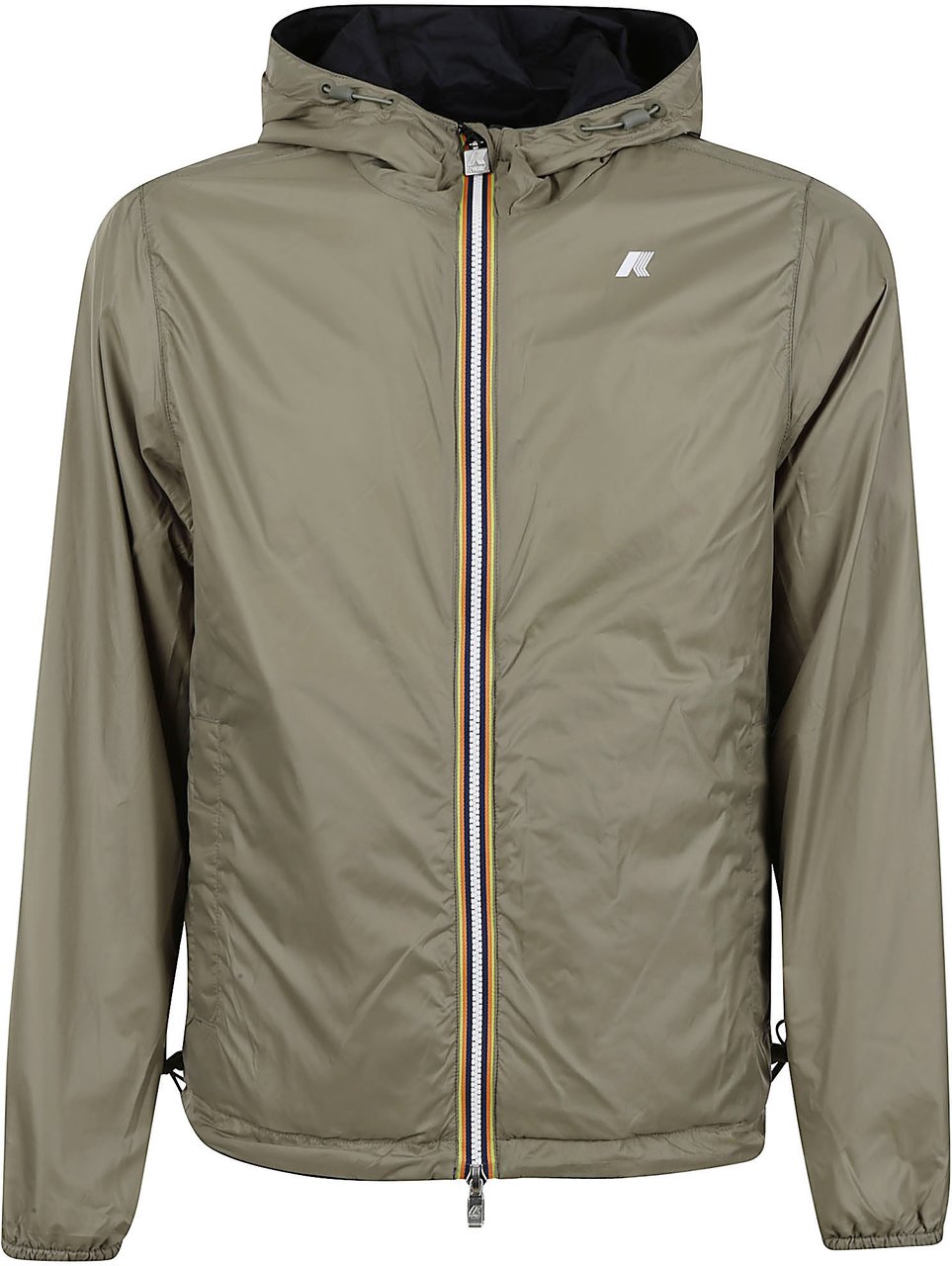 K-WAY Coats Nero/Verde Zwart