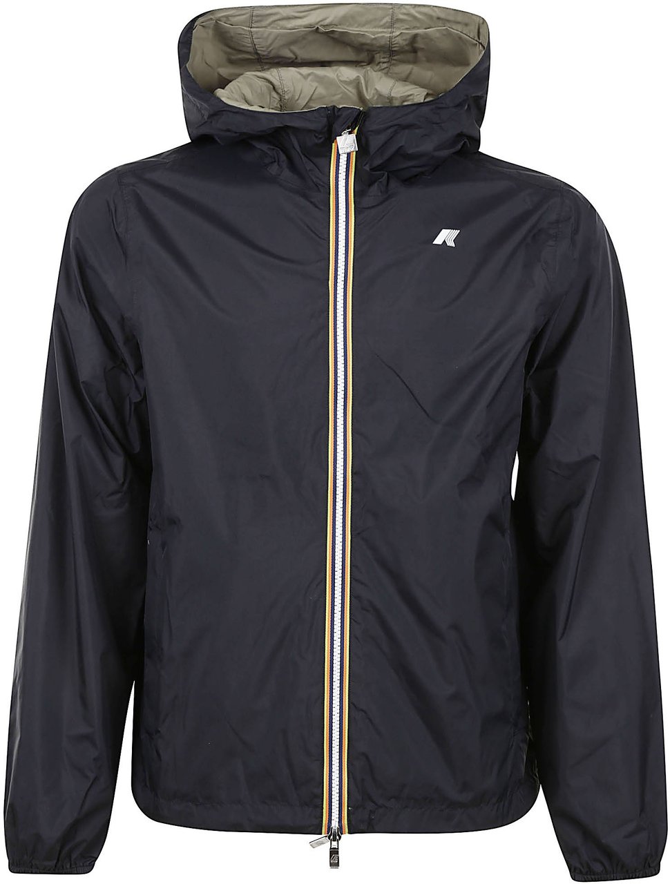 K-WAY Coats Nero/Verde Zwart