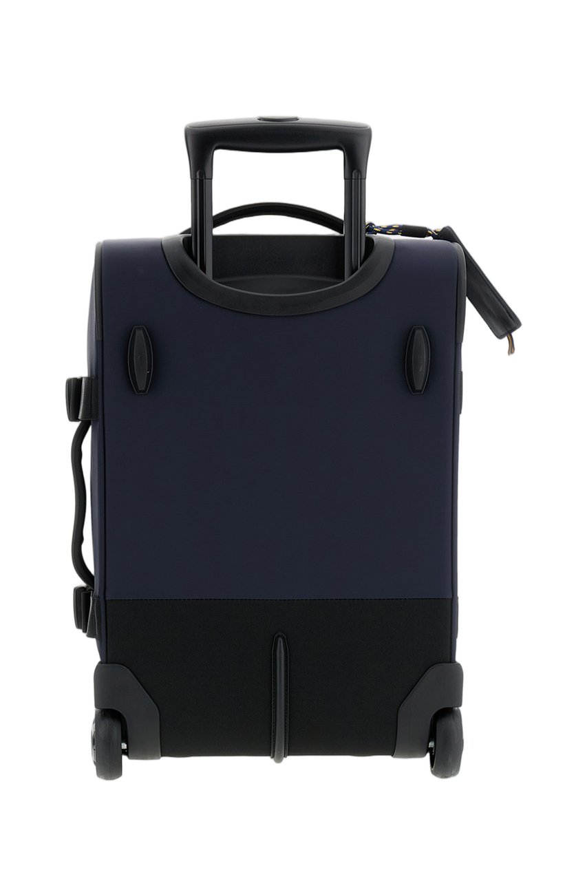K-WAY Blue Soft Cabin Trolley Blauw