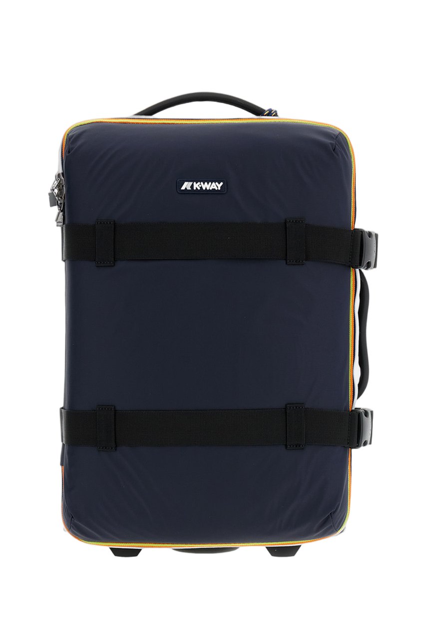 K-WAY Blue Soft Cabin Trolley Blauw