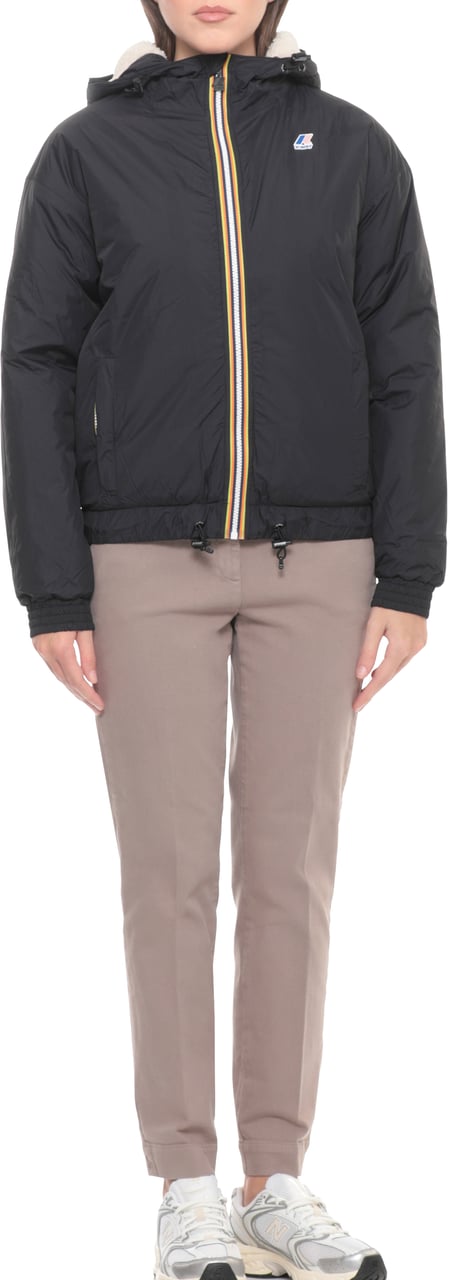 K-WAY Coats Black Zwart