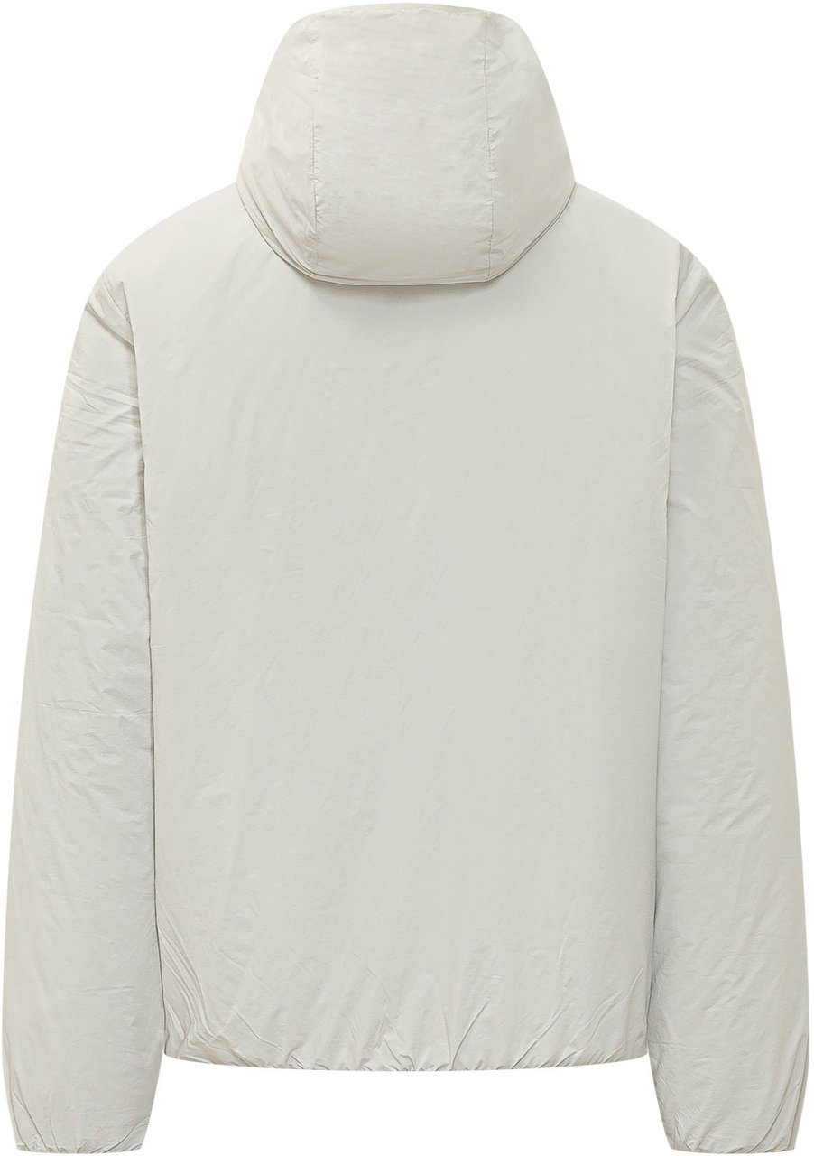 K-WAY Giacca con Cappuccio e Zip Frontale Wit
