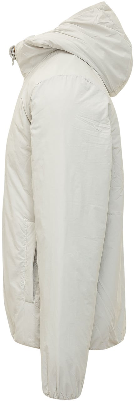 K-WAY Giacca con Cappuccio e Zip Frontale Wit
