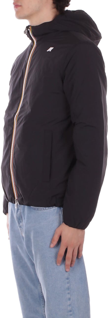 K-WAY Coats Black Pure Zwart