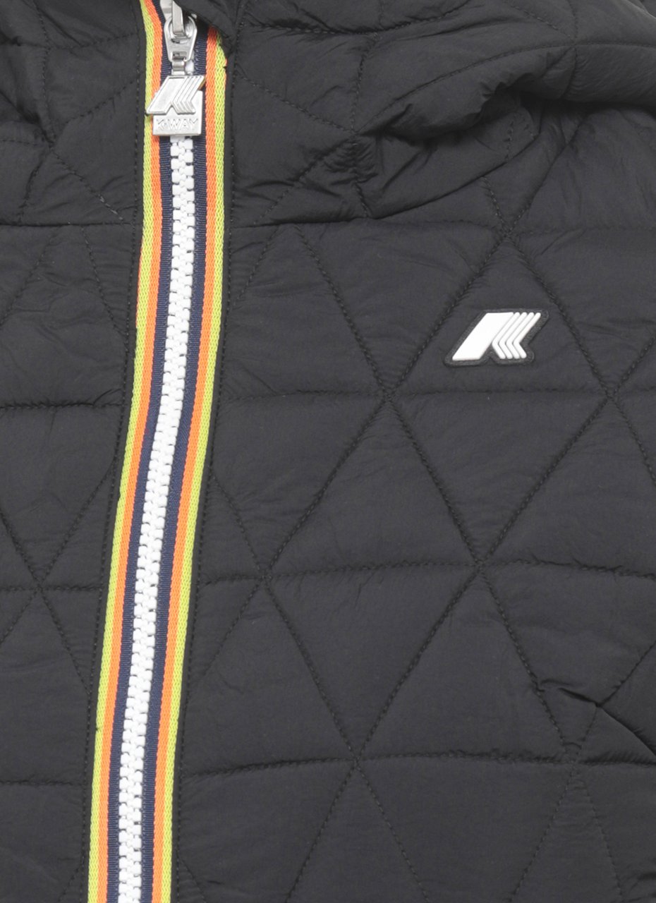 K-WAY Coats Black Zwart
