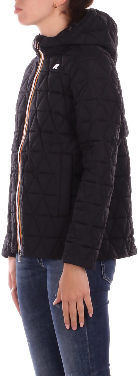 K-WAY Coats Black Pure Zwart