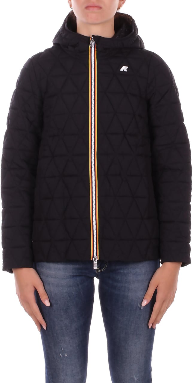 K-WAY Coats Black Pure Zwart