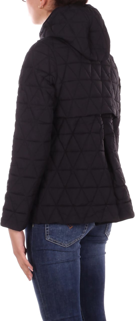 K-WAY Coats Black Pure Zwart
