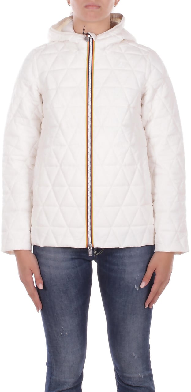 K-WAY Coats White Gardenia Wit