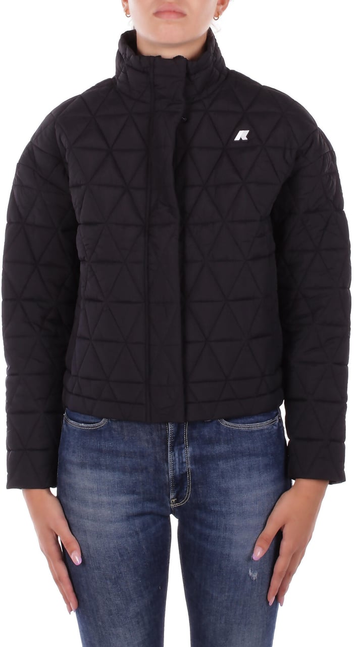 K-WAY Coats Black Pure Zwart